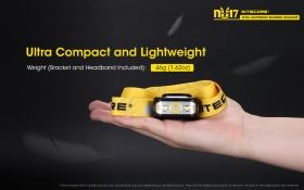 NITECORE NU17 - 130 Lumen Stirnlampe USB Wiederaufladbar