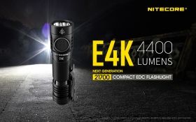 NITECORE E4K 4400 Lumen EXPLORER SERIES USB TASCHENLAMPE