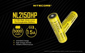 NITECORE NL2150HP type 21700 Li-Ion Batterie 5000mAh
