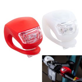 LED Fahrrad-Silikon-Flashlight 2er-Set für vorne und hinten