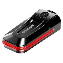 RAVEMEN CL200 Ultra‑Compact Rear Light (100 lm, 300° Visibility, Smart Brake Detection)