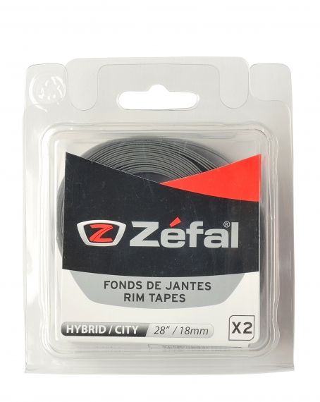 ZEFAL SOFT PVC RIM TAPES - Grey - 29''/28'' 18mm by pair
