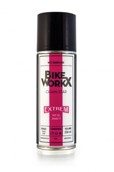 BikeWorkx Chain Star Extrem - chain lubricant- Spray - 200ml