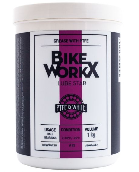 BikeWorkx Lube Star White - Fett - Dose - 1000g