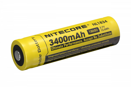 NITECORE NL1834 type 18650 Li-Ion Akku 3400mAh