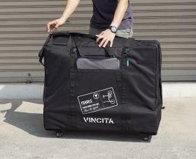 VINCITA GEPOLSTERED FAHRRAD-TRANSPORT-TASCHE FÜR KLAPPRAD ALLE MODELLE MIT RÄDER