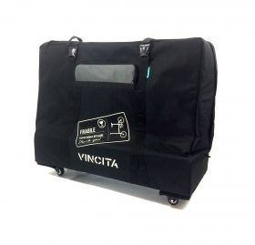 VINCITA GEPOLSTERED FAHRRAD-TRANSPORT-TASCHE FÜR KLAPPRAD ALLE MODELLE MIT RÄDER