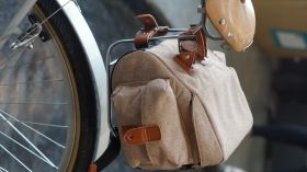 VINCITA TEMPO SADDLE BAG MEDIUM SIZE VINTAGE DESIGN  (CARRIER INCLUDED)