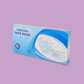 Hygitex Disposable Medical Face Mask CE & EN14683 Type II and 98% BFE, dP=30 3-Layer 10pcs