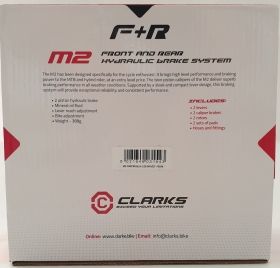 CLARKS M2 hydraulic disk brake set incl. 160mm front and rear discs