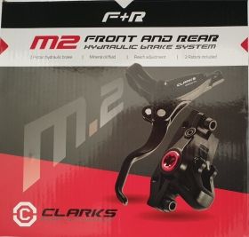 CLARKS M2 hydraulic disk brake set incl. 160mm front and rear discs