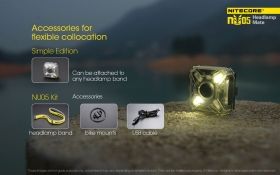 NITECORE NU05 KIT  USB Rechargable outdoor light