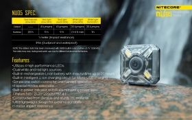 NITECORE NU05 KIT USB Wiederaufladbare Outdoorleuchte