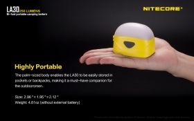 NITECORE LA30 CAMPING LATERNE DUAL POWER