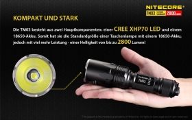 NITECORE TM03 TINY MONSTER USB FLASHLIGHT 