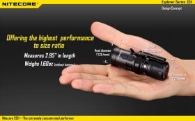 NITECORE EC11 EXPLORER SERIES USB TASCHENLAMPE 900lm 