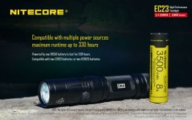 NITECORE EC23 EXPLORER SERIES USB FLASHLIGHT 1800 Lm