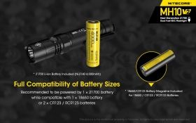 NITECORE MH10 V2 MULTITASK HYBRID SERIES 1200 Lm FLASHLIGHT