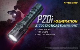 NITECORE P20i USB PRECISE TACTICAL FLASHLIGHT 1800lm