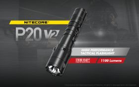 NITECORE P20 V2 USB PRECISE TACTICAL FLASHLIGHT 1100lm