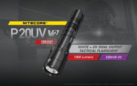 NITECORE P20UV V2 USB PRECISE TACTICAL FLASHLIGHT 