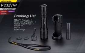 NITECORE P20UV V2 USB PRECISE TACTICAL TASCHENLAMPE