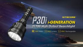 NITECORE P30i USB-C PRECISE TACTICAL FLASHLIGHT 2000lm 