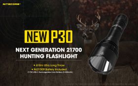 NITECORE P30 NEW USB PRECISE TACTICAL TASCHENLAMPE 1000lm