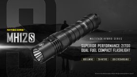 NITECORE MH12S MULTITASK HYBRID USB FLASHLIGHT 1800lm