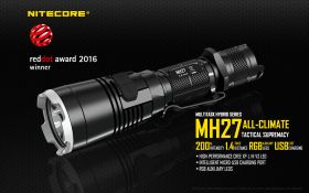 NITECORE MH27 USB HUNTING TACTICAL FLASHLIGHT