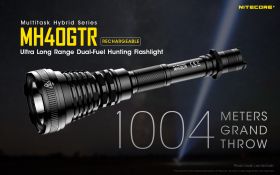 NITECORE MH40GTR USB TASCHENLAMPE 1004m BEAM DISTANCE 1200lm