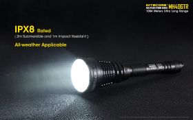 NITECORE MH40GTR USB FLASHLIGHT 1004m BEAM DISTANCE 1200lm