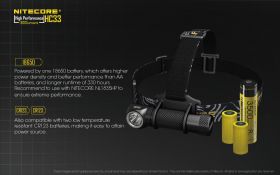 NITECORE HC33 KOPFLAMPE USB