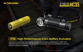 NITECORE HC35 USB KOPFLAMPE 2700lm