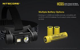 NITECORE HC65 HEADLIGHT USB 1000lm