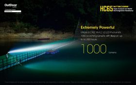 NITECORE HC65 HEADLIGHT USB 1000lm