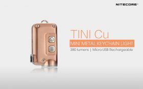 NITECORE TINI Cu USB KEYHOLDER 380lm