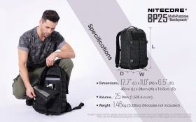 NITECORE BP25 RUCKSACK MILITARY