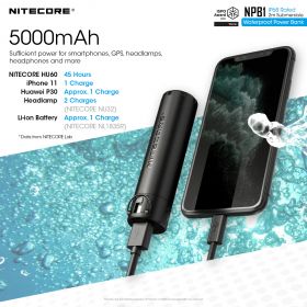 NITECORE NPB1 POWERBANK 5000 mAh IPX68