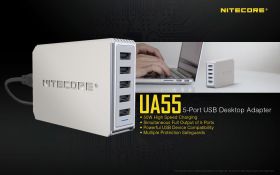 NITECORE UA55 USB POWER HUB 5 PORT