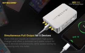 NITECORE UA55 USB POWER HUB 5 PORT