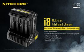 NITECORE i8 INTELLIGENT MULTI SLOT LADEGERÄT