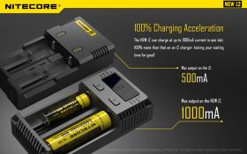 NITECORE NEW i2 USB BATTERY CHARGER