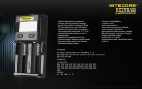 NITECORE SC2 INTELLIGENT BATTERY CHARGER