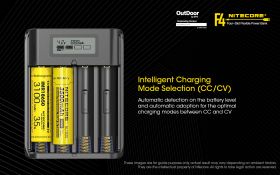 NITECORE F4 BATTERIES CHARGER with  Powerbank function