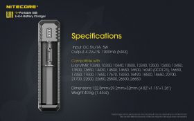 NITECORE UI1 BATTERIELADEGERÄT USB