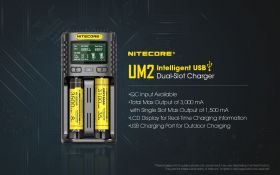 NITECORE UM2 BATTERY USB CHARGER