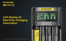 NITECORE UM4 USB BATTERIELADEGERÄT 4 SLOTS