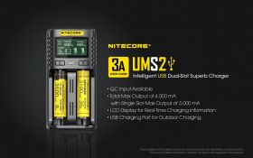 NITECORE UMS2 FAST BATTERY CHARGER 