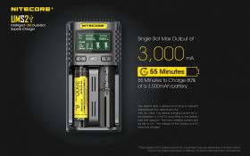 NITECORE UMS2 FAST BATTERY CHARGER 